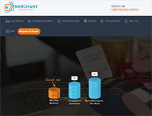 Tablet Screenshot of merchantbankcard.com